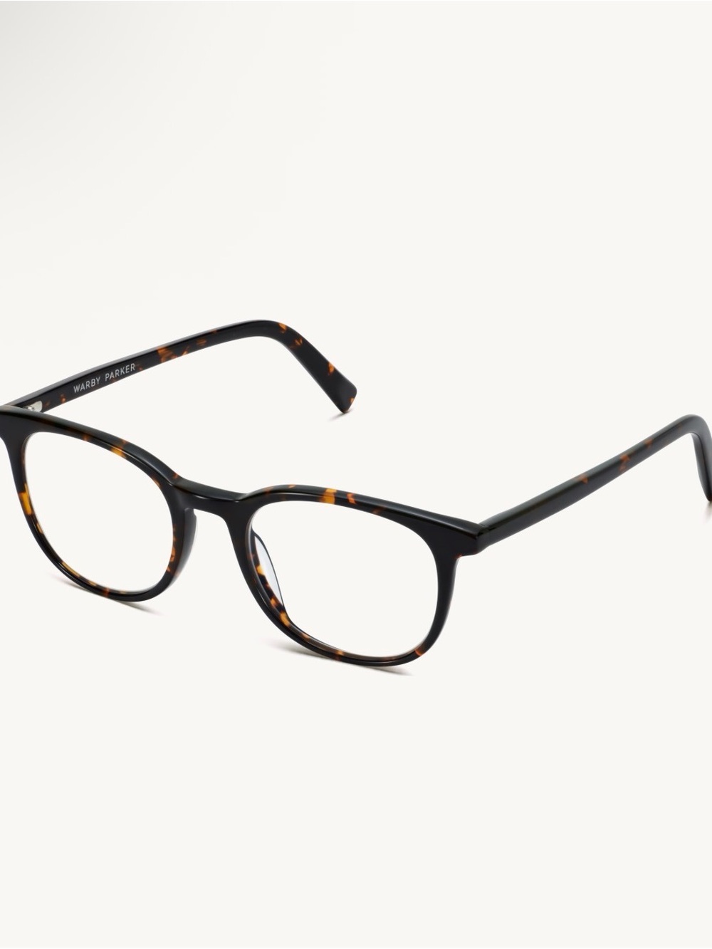 Warby Parker Durand Eyeglass Frames in Whiskey Tortoise with Case